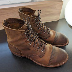 Red Wing Iron Ranger 8085 Men's Sz 9.0 Boot Copper Rough & Tough Leather ($349)